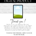 10 THANK YOU -DIGITAL PRODUCT MOCKUP